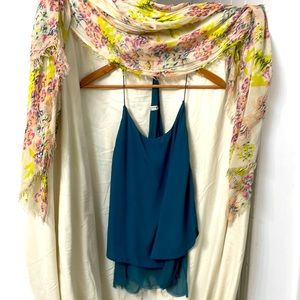 Turquoise Intimately Free People top